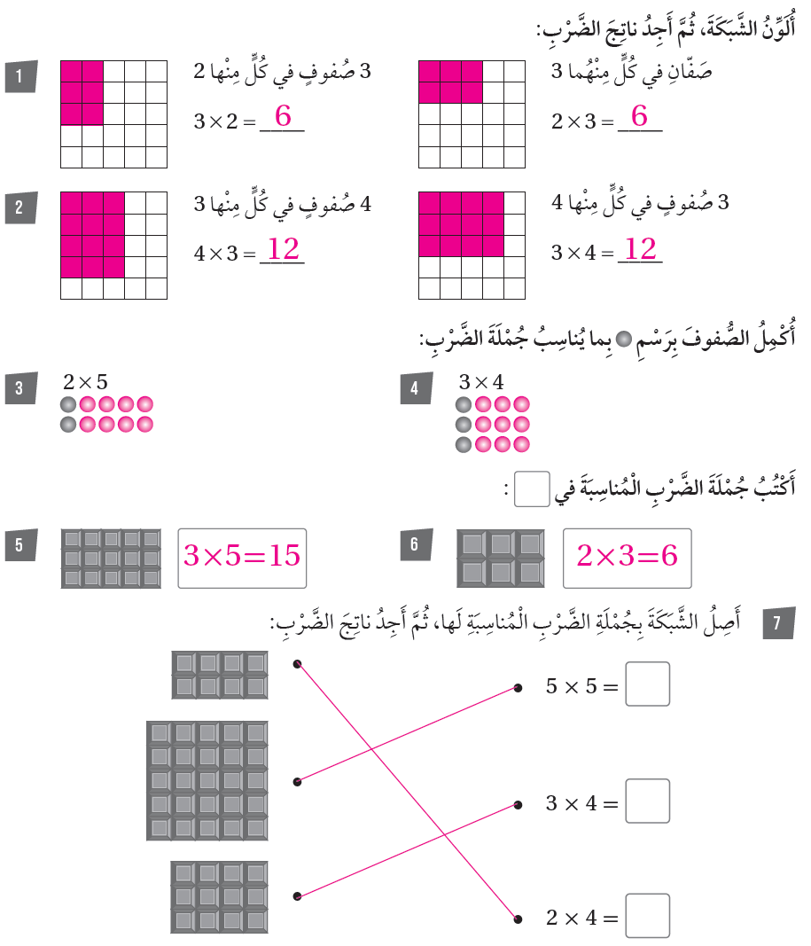 الشبكات والضرب